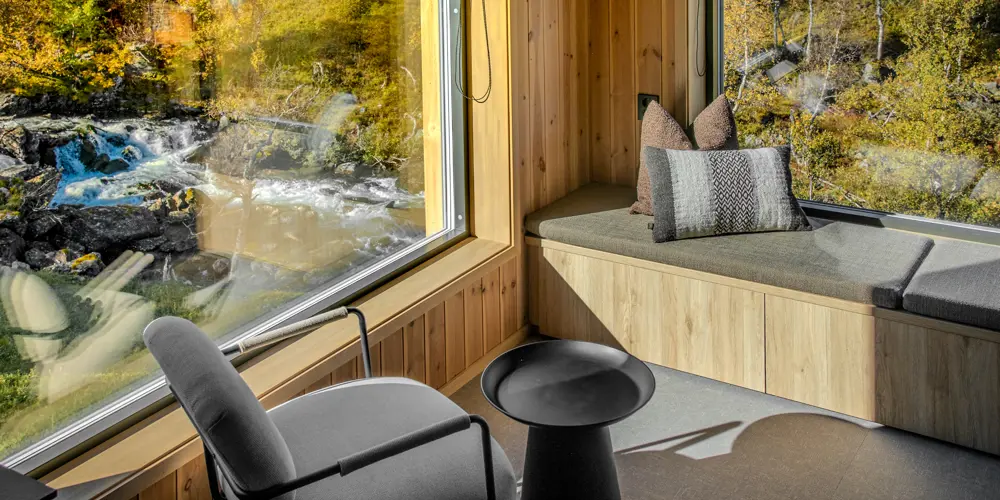 Hotellrom med utsikt på Filefjellstuene