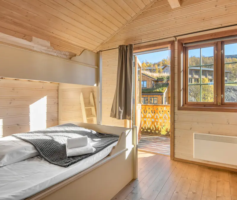 Soverom i leilighetene på Filefjellstuene