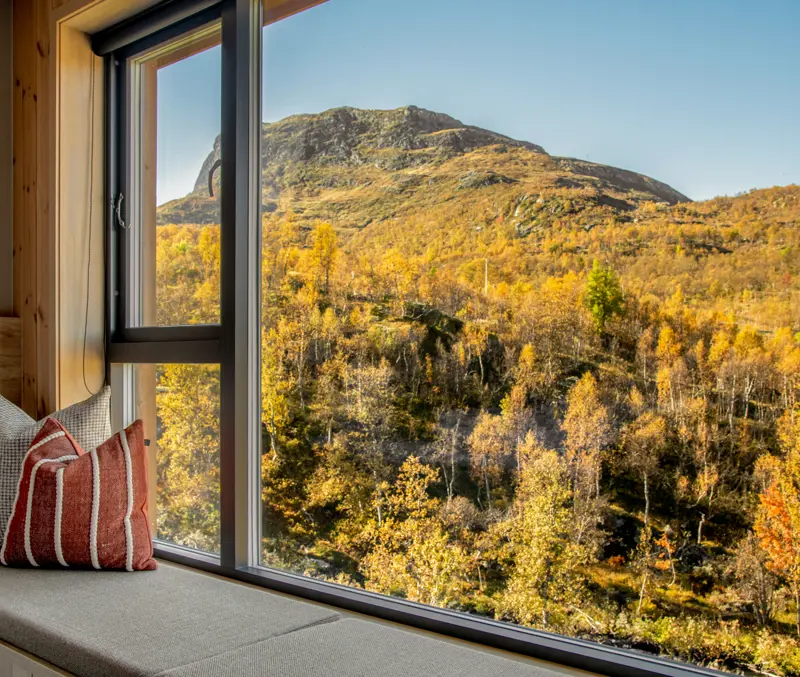 Hotellrom med utsikt på Filefjellstuene