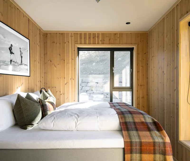 Hotellrom på Filefjellstuene