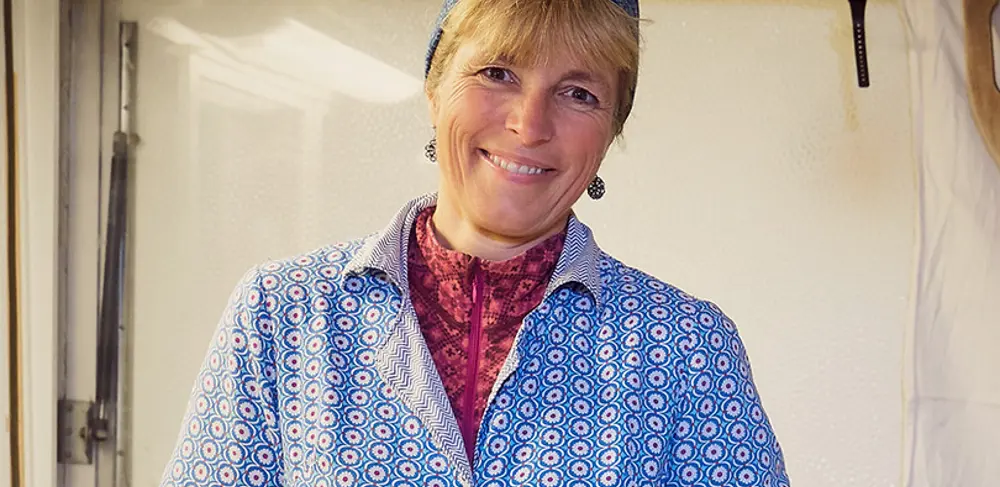 Budeia Kathrin Aslaksby på Olestølen.